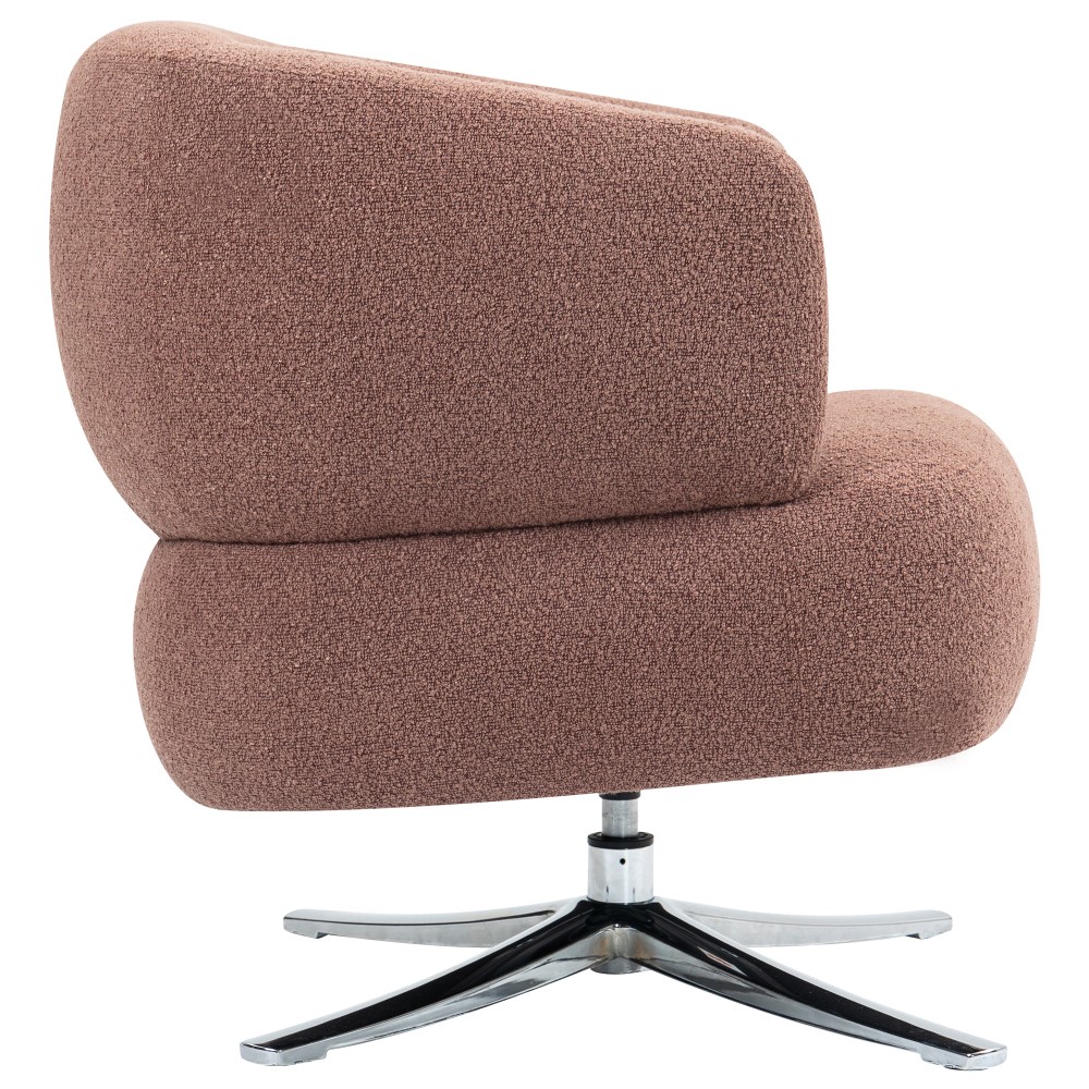 Red Cuddle-Style Leisure Swivel Sofa Chair - for Balconies/Studies/Living Rooms