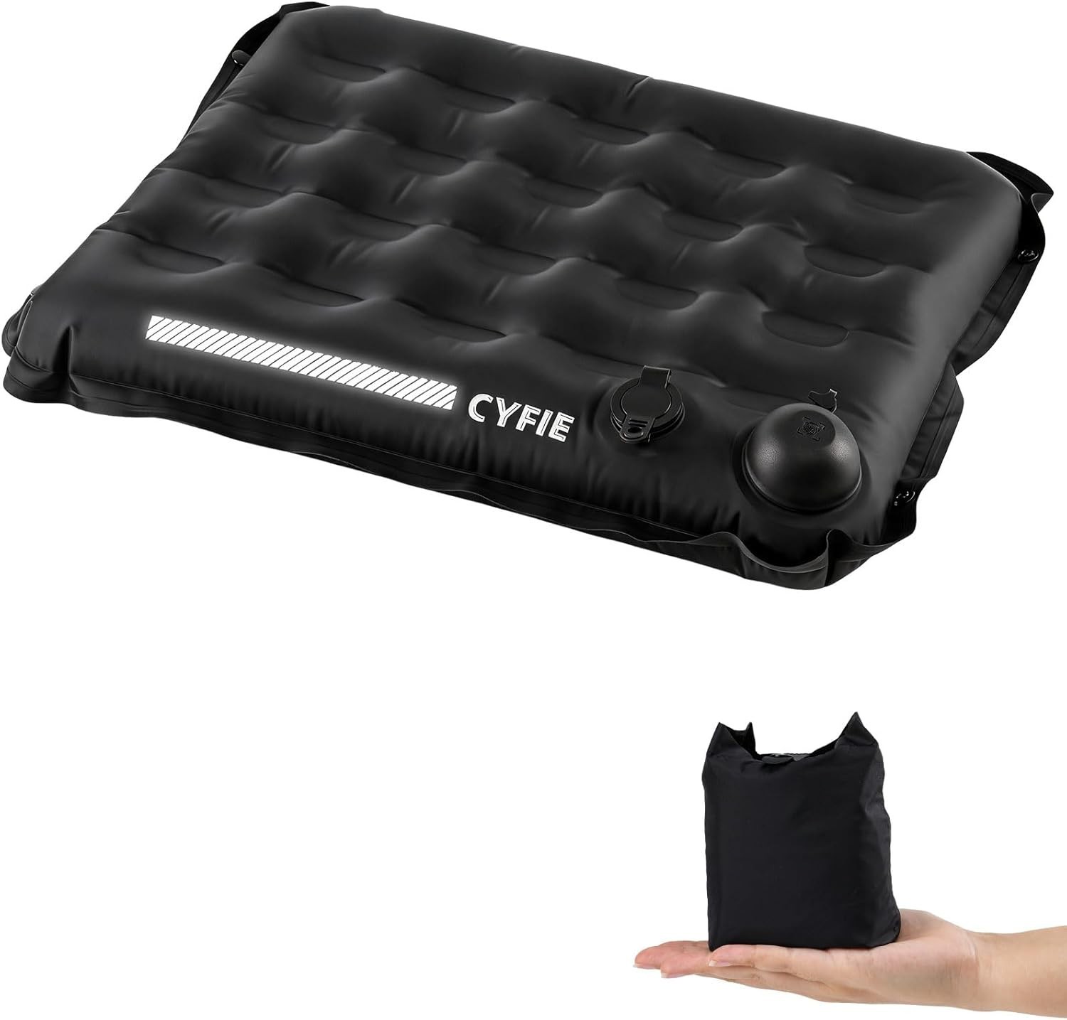Inflatable Seat Cushion Stadium Travel Camping Sport Event Portable