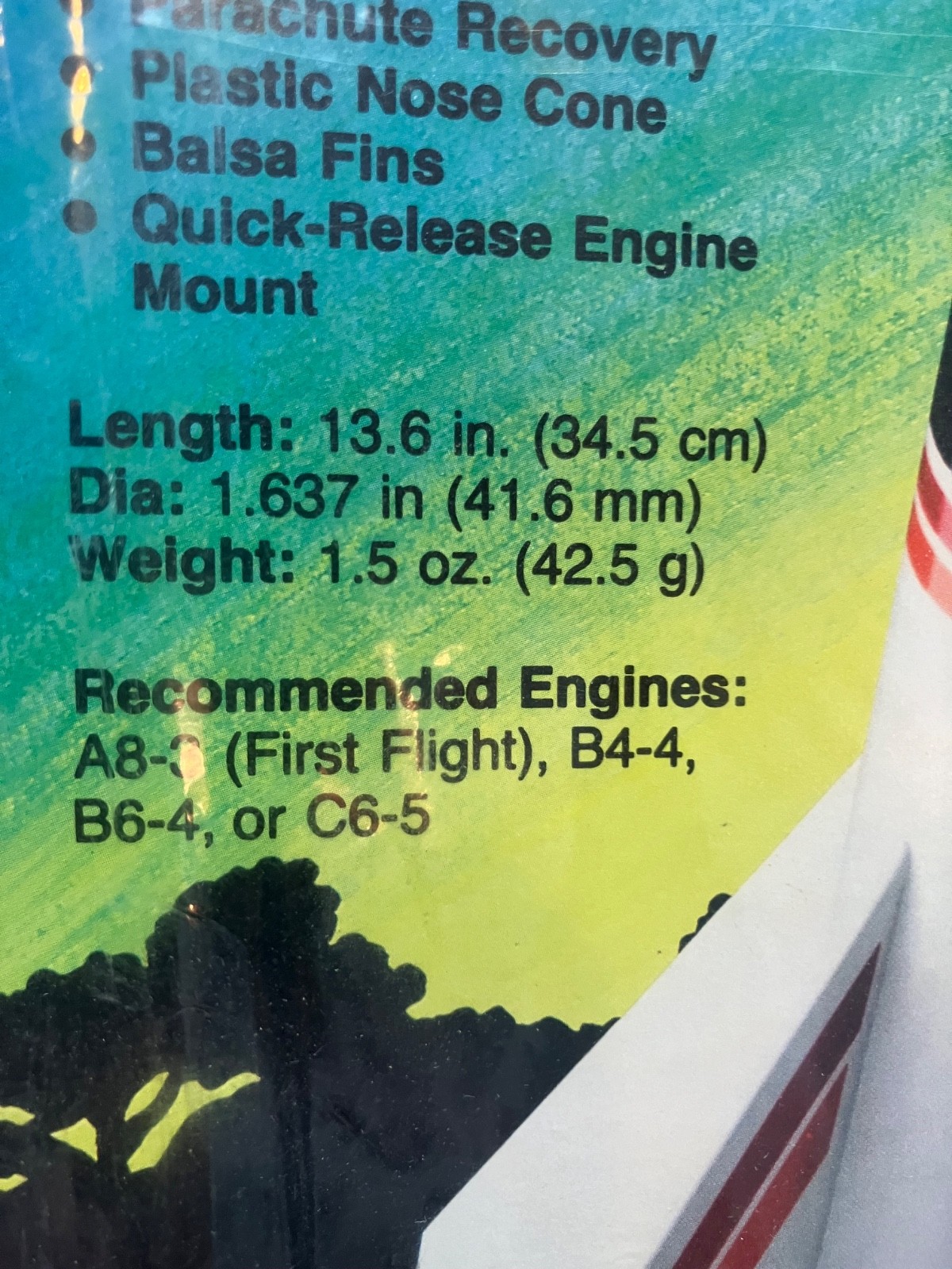 Builders (OPEN-Resealed) Super RARE Estes Rascal Flying Model Rocket Kit #2021