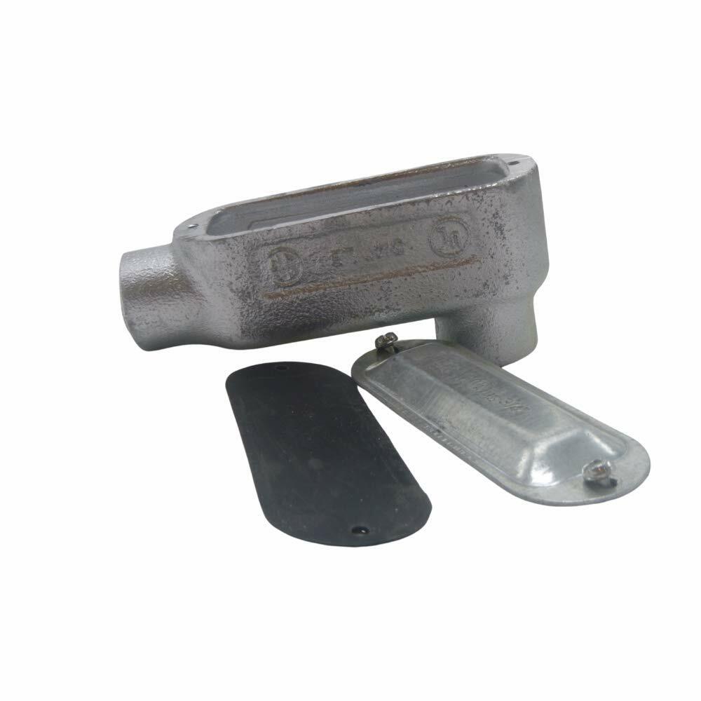 ⚡️1-1/2" Malleable LB-Format Conduit Body (with Cover and Gasket)⚡️