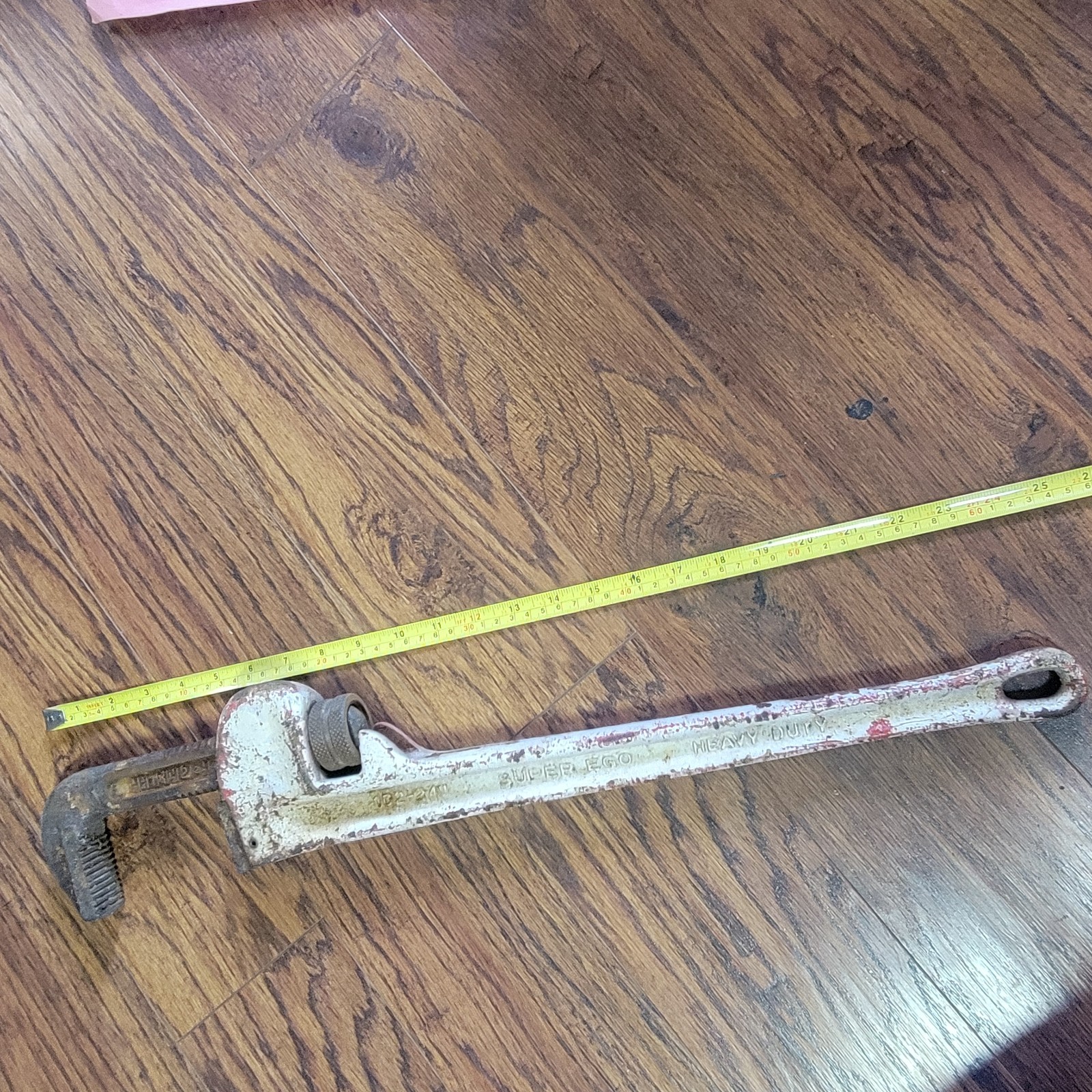 Super-ego 102-24 Drop Forged Pipe Wrench 24" Heavy Duty Industrial Quality Spain
