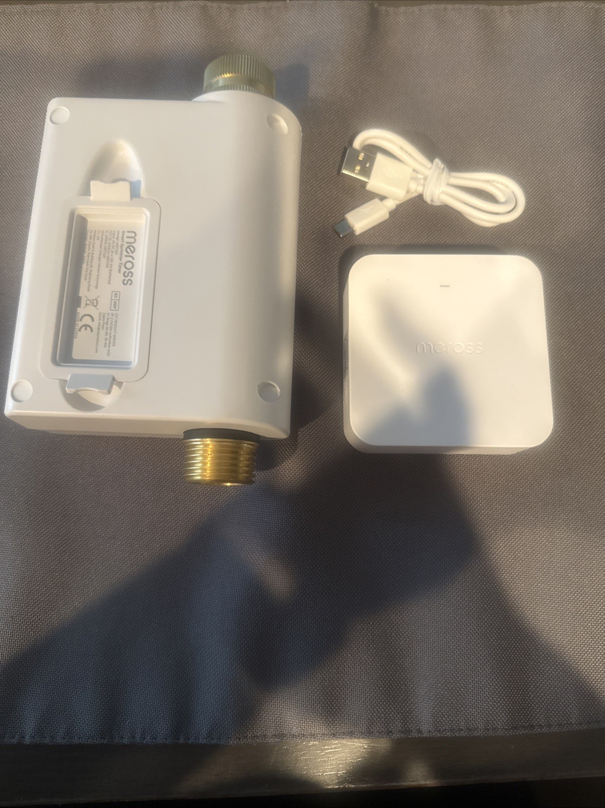 MEROSS WiFi Water Timer for Garden Hose Smart Hose Timer with Brass Inlet&Outet