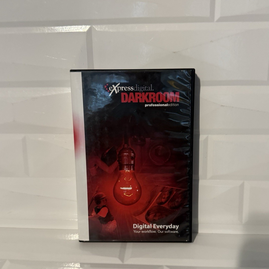 Express Digital Darkroom Professional Edition Photo Editing Software CD no USB