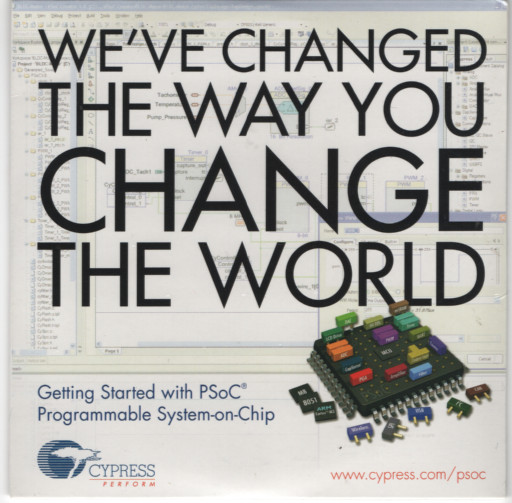 Getting Started With Cypress Semiconductor PSoC CD-ROM (2010) New Sealed