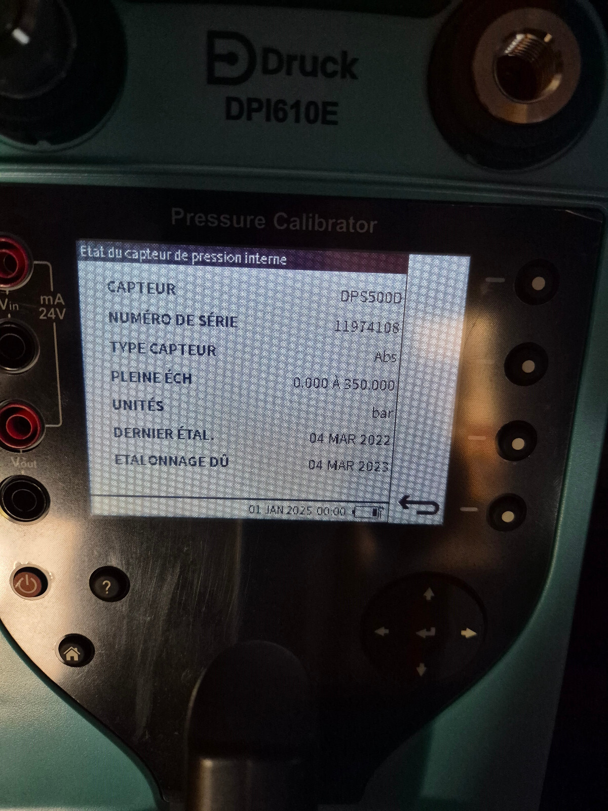 DRUCK DPI610E Pressure Calibrator