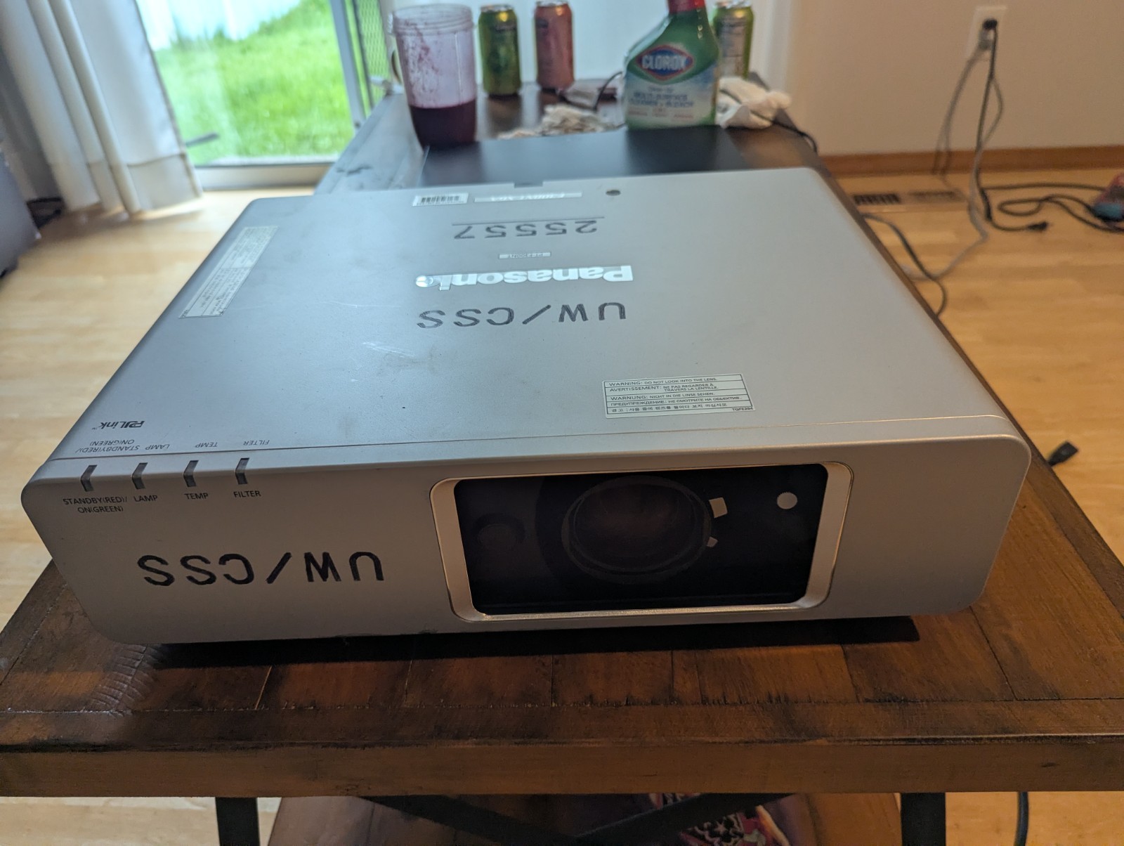 Panasonic Projector PT-F300NT XGA LCD VGA with 4601 Lamp Hours - 94% Filter
