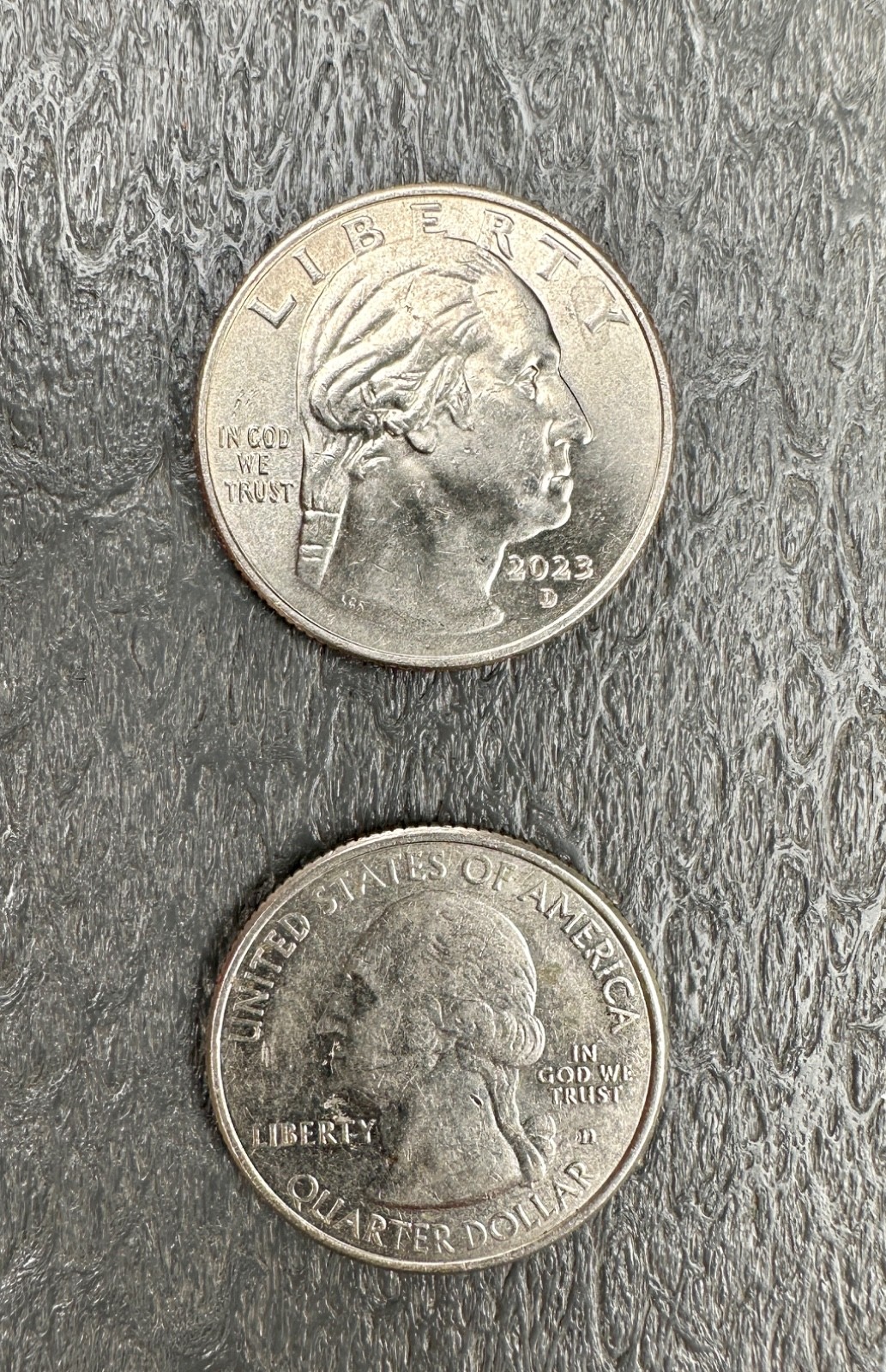 2023 D E. Roosevelt Washington Quarter & 2018 D Pictured Trees Quarter