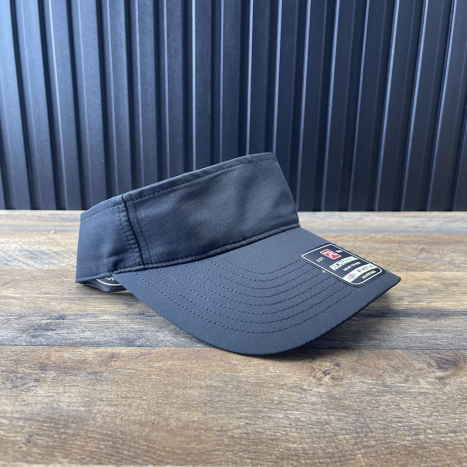 Richardson 160 Adjustable Black R-Active Outdoor Visor