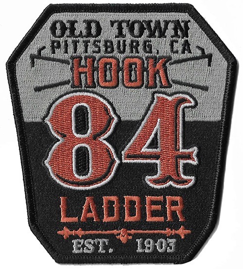 Contra Costa County Fire  Hook & Ladder 84 Old Town Pittsburg Patch NEW