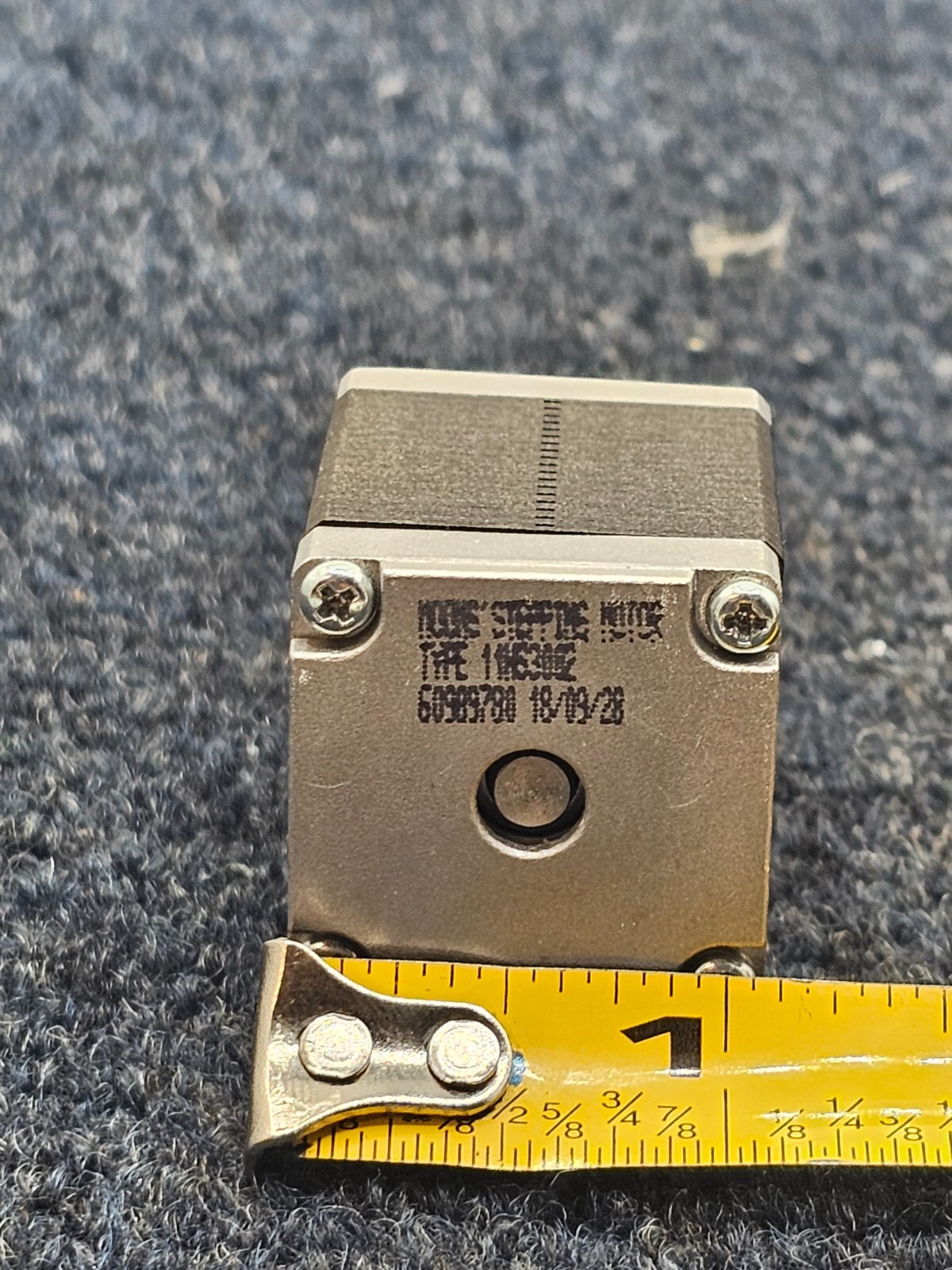 Moons 60989780 Stepper Motor Type 11H63002 Black / Silver
