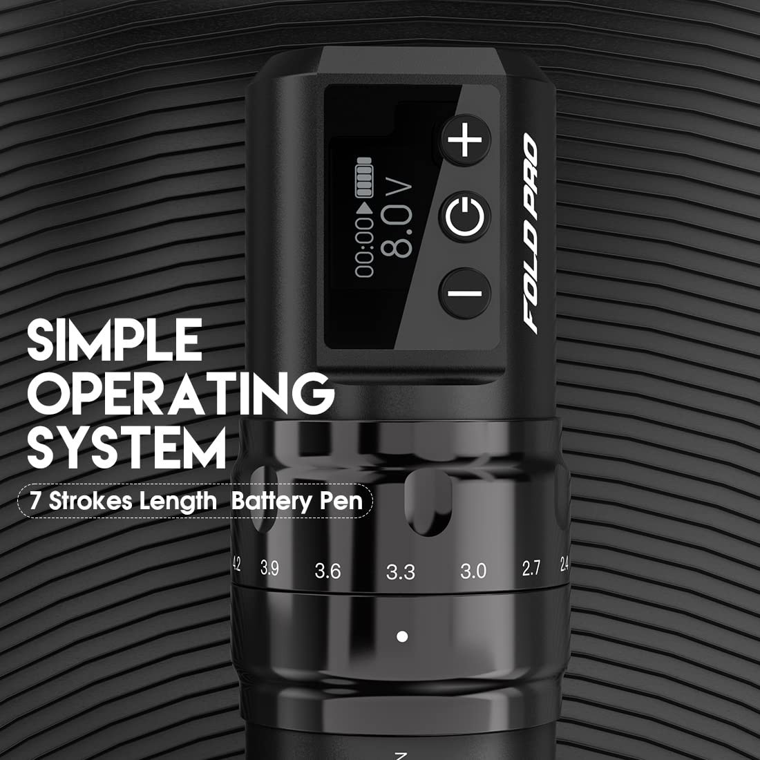 Wireless Battery Pack for Fold Pro Tattoo Pen Machine - Portable & Rechargeable