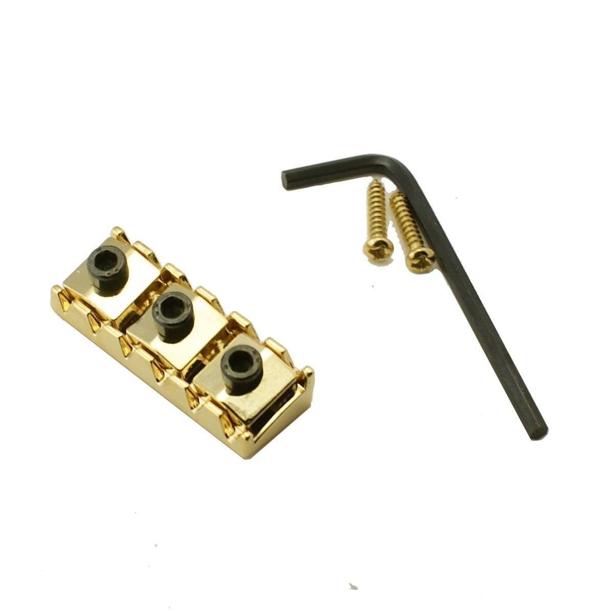 general Guitar Locking Nut Fit most common Electric Guitar 1-10/16 41.5mm,Gold P