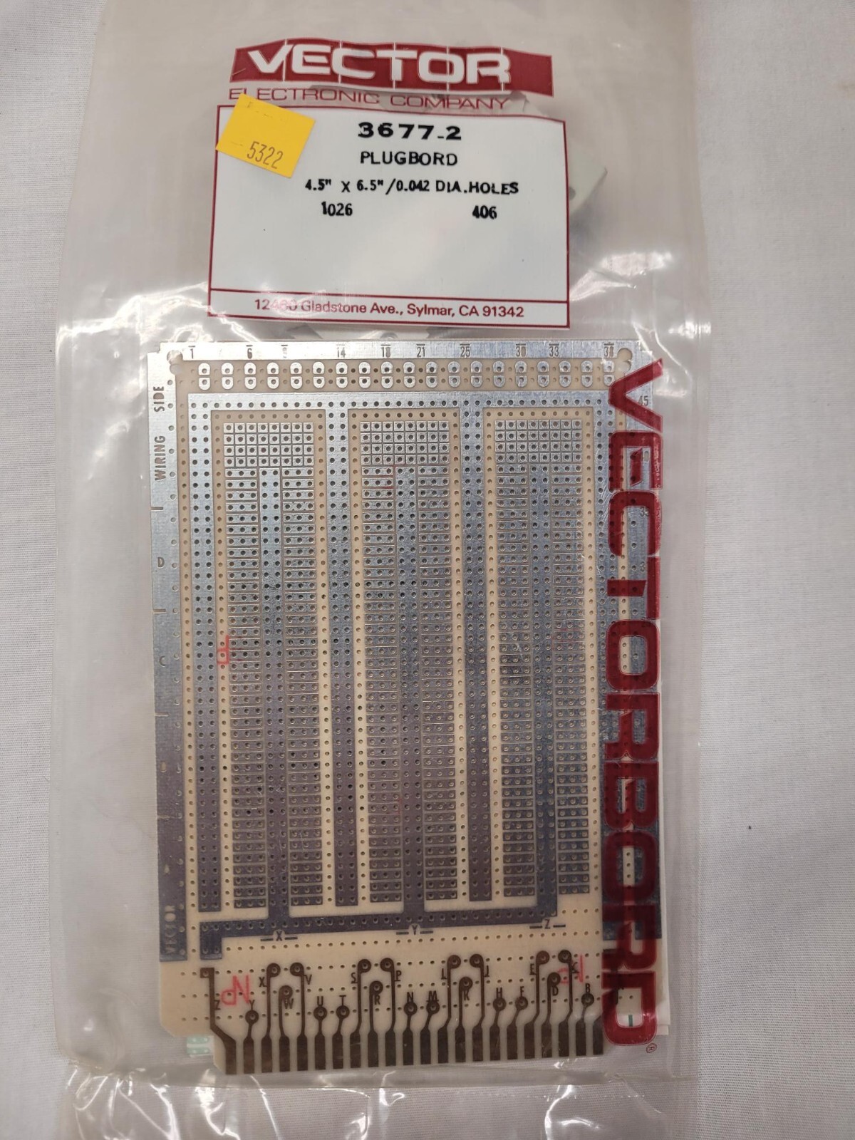 Vector 3677-2 Vectorbord Plugbord NOS Factory Sealed New