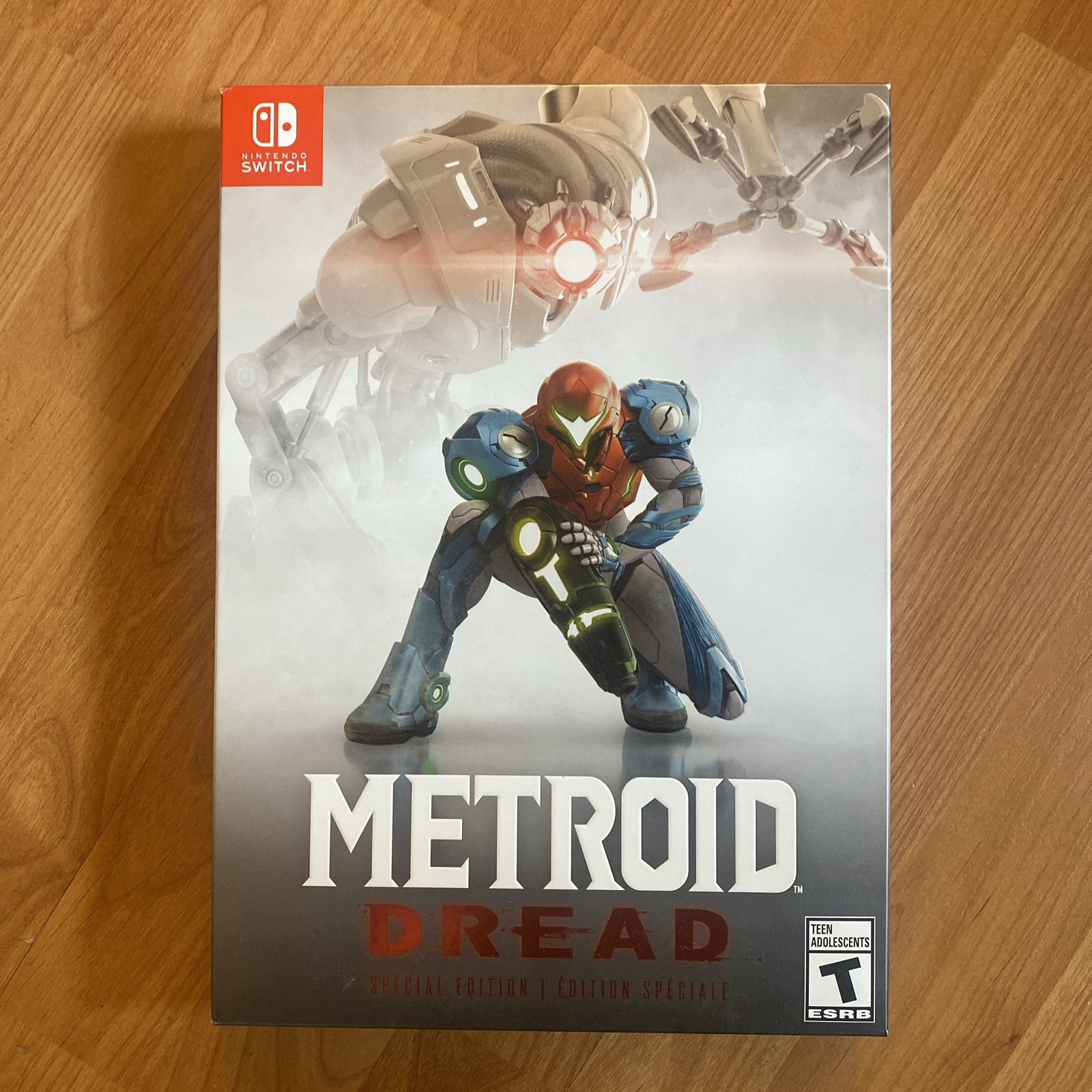 (NO GAME/EXTRAS) Metroid Dread Special Edition Foil Box & Insert Holder ONLY