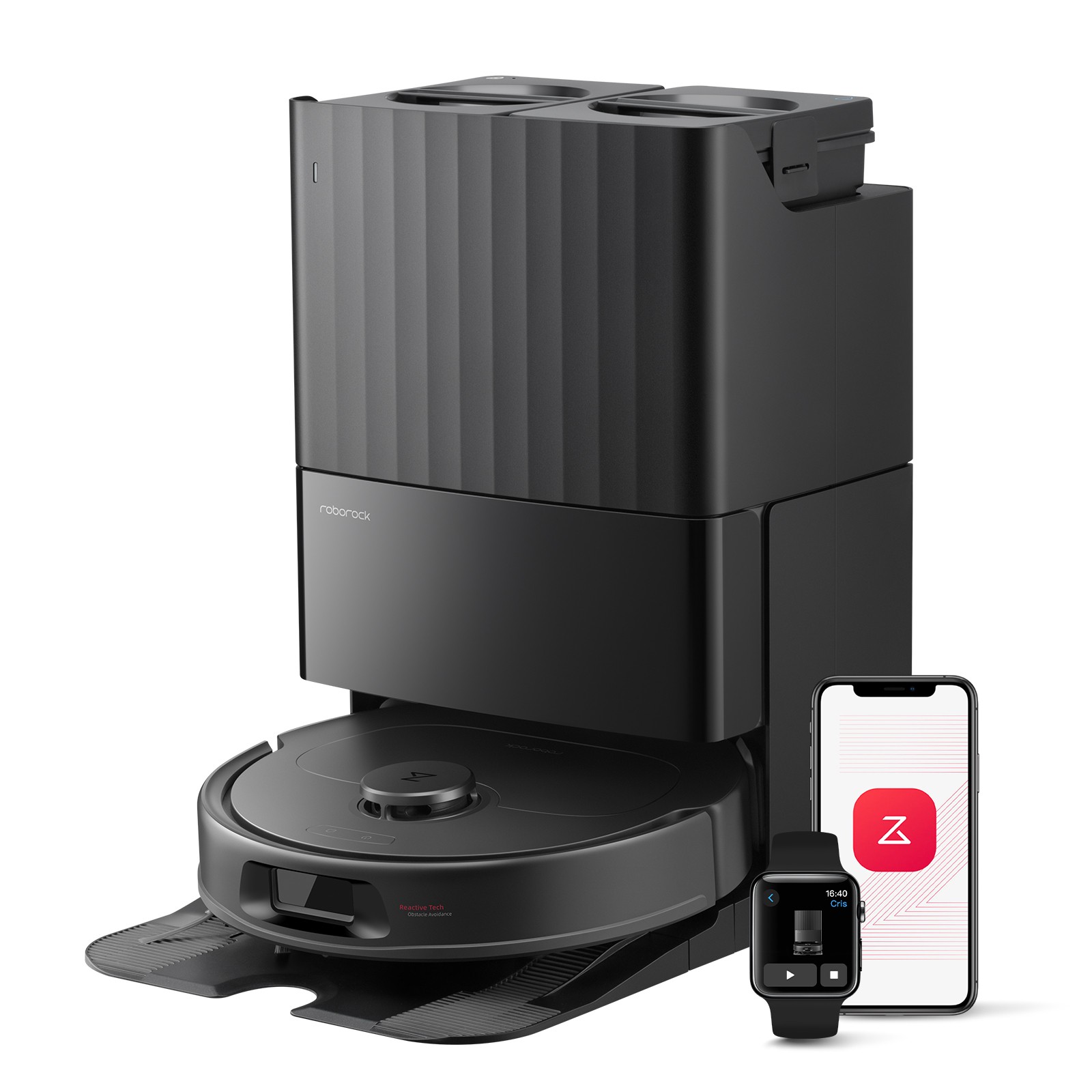 Roborock QV 35A Robot Vacuum, 8000Pa, Obstacle Avoidance - Certified Refurbished