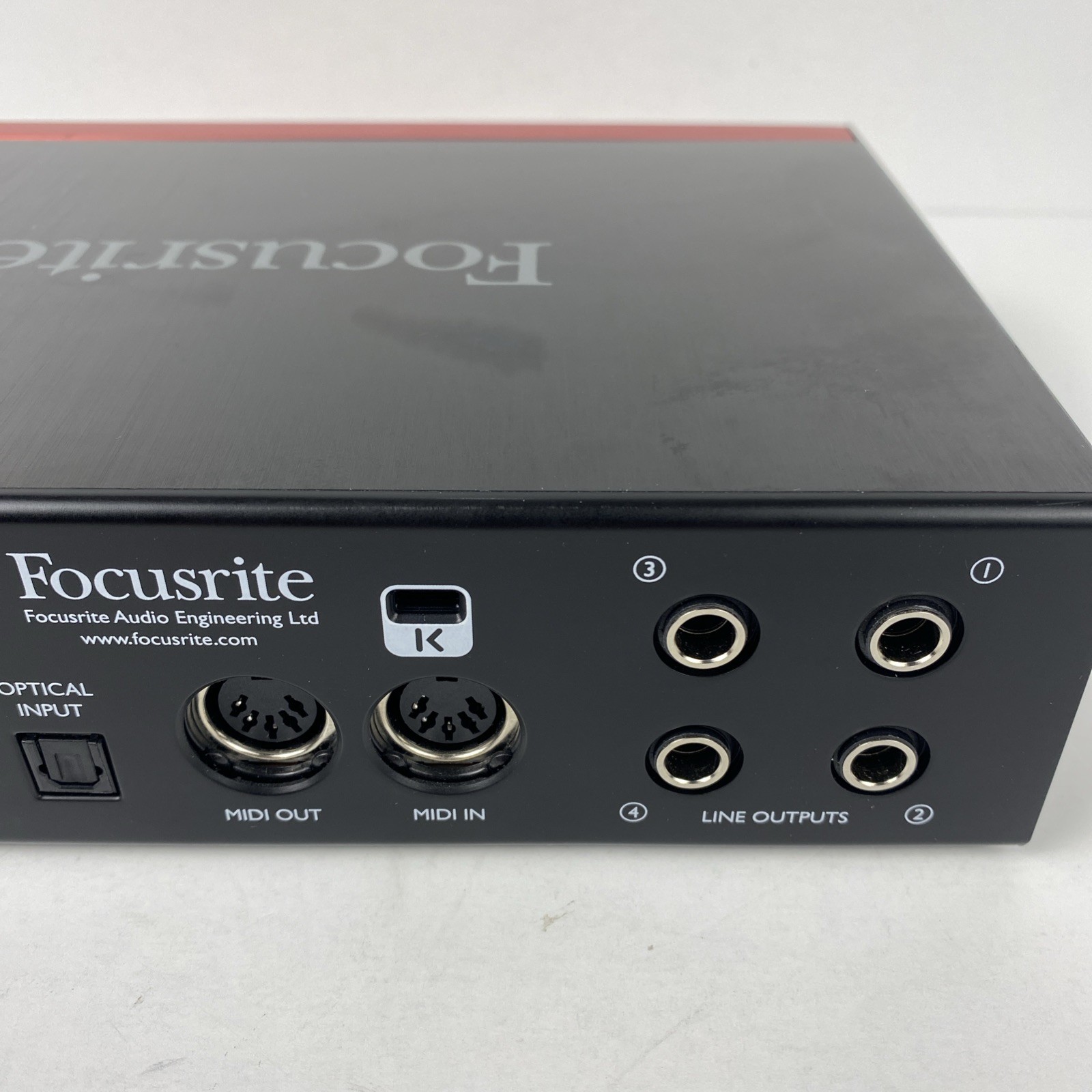 Focusrite Clarett 2Pre Thunderbolt Audio Interface Phantom Power MIDI Optical