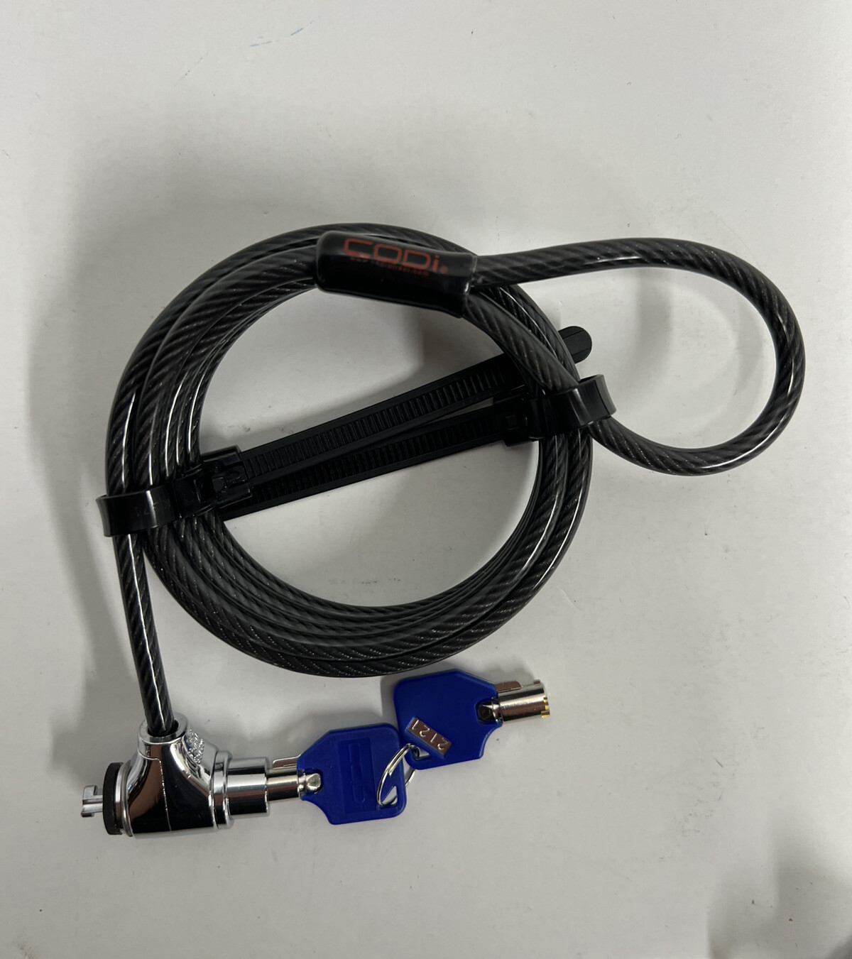 NEW - CODI A02001 Security Laptop Key Cable Lock