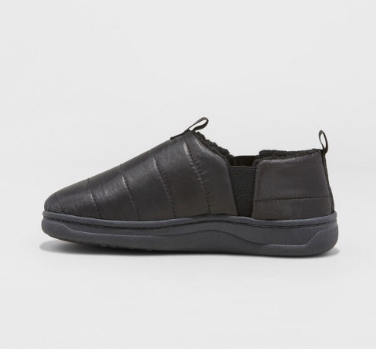 NWT Cat & Jack Boys Mikal Black Slippers