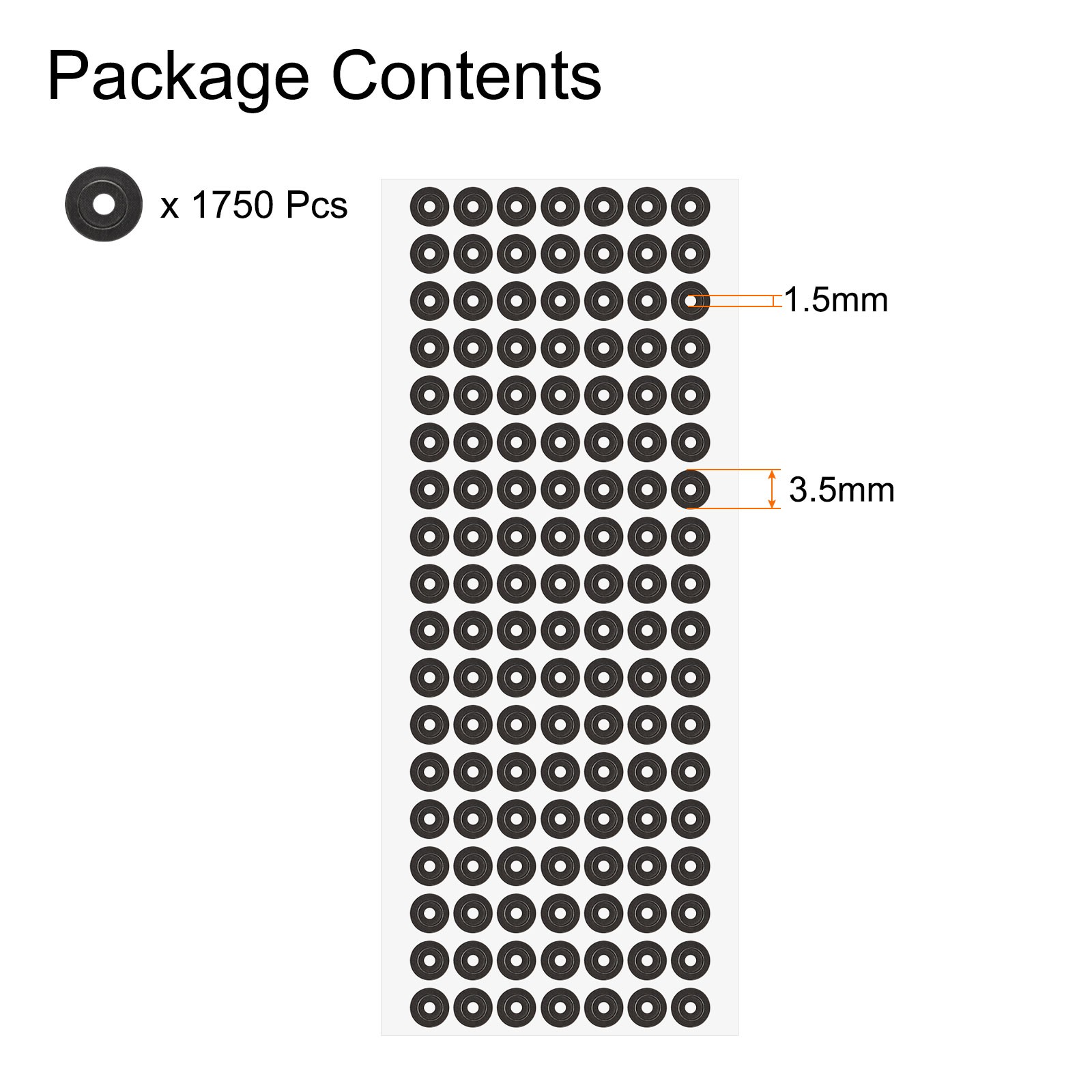 1750Pcs 3D Scanner Markers 1.5mm for 3D Scanner, 3D Tracking Dots