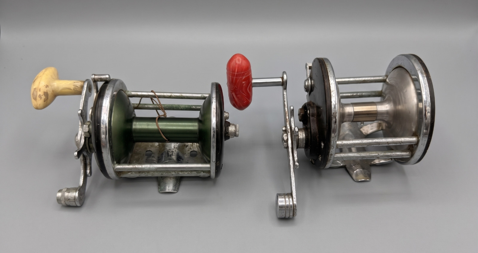 Vintage Saltwater Reel LOT - Penn 65 & Ocean City 936 - PARTS/REPAIR PROJECT