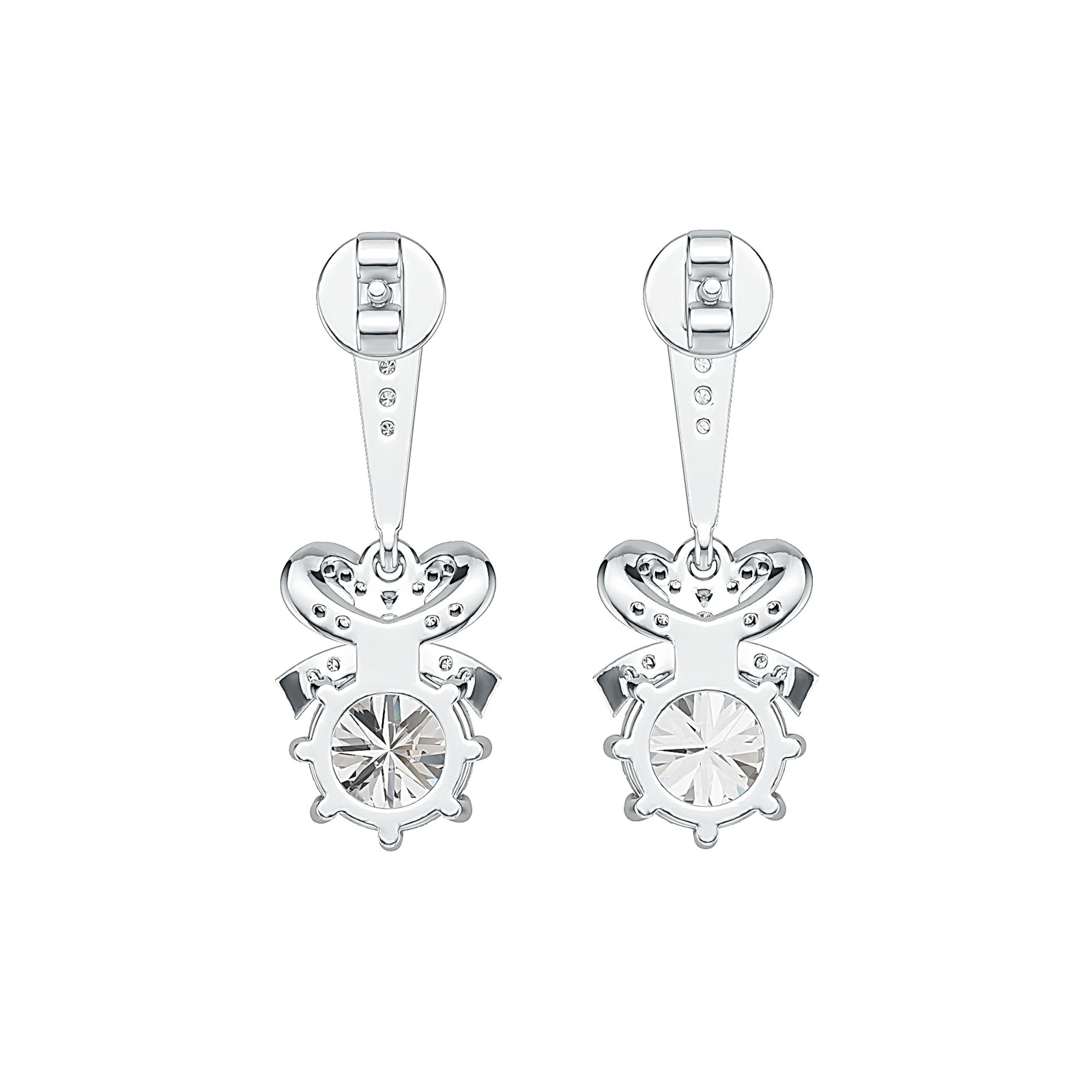 Sterling Silver Semi Mount Earrings Setting Round RD 7x7mm