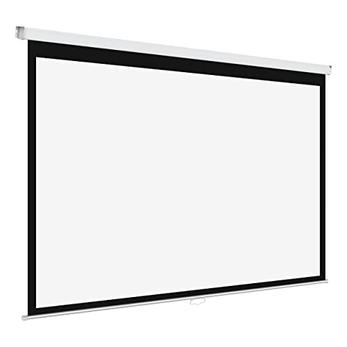 INLAND ProHT 84" 16:9 Aspect Ratio, Pull Down Projector Screen, - 05350