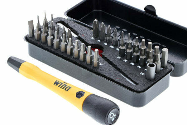 Wiha Tools 75980 ESD Safe Go Box Pocket Sized Micro Bit Set