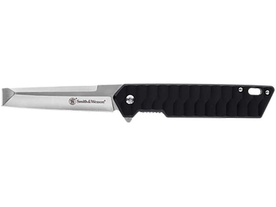 Smith & Wesson 24/7 Cleaver Assisted Opening Pocket Knife 3.25" Chisel Point