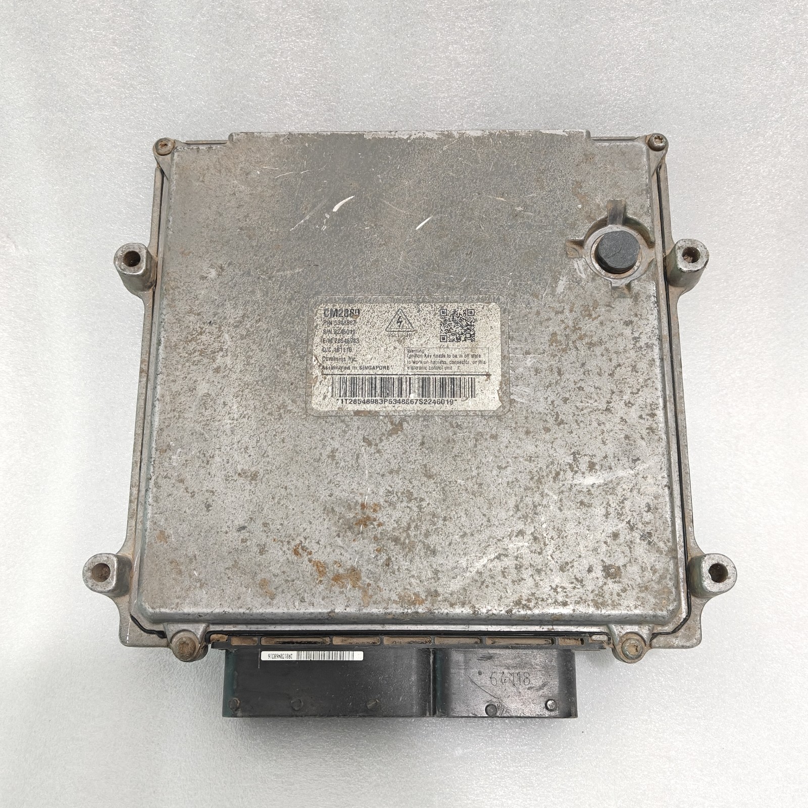 CUMMINS 5348867 ELECTRONIC CONTROL MODULE FOR ISM ISX CM2880