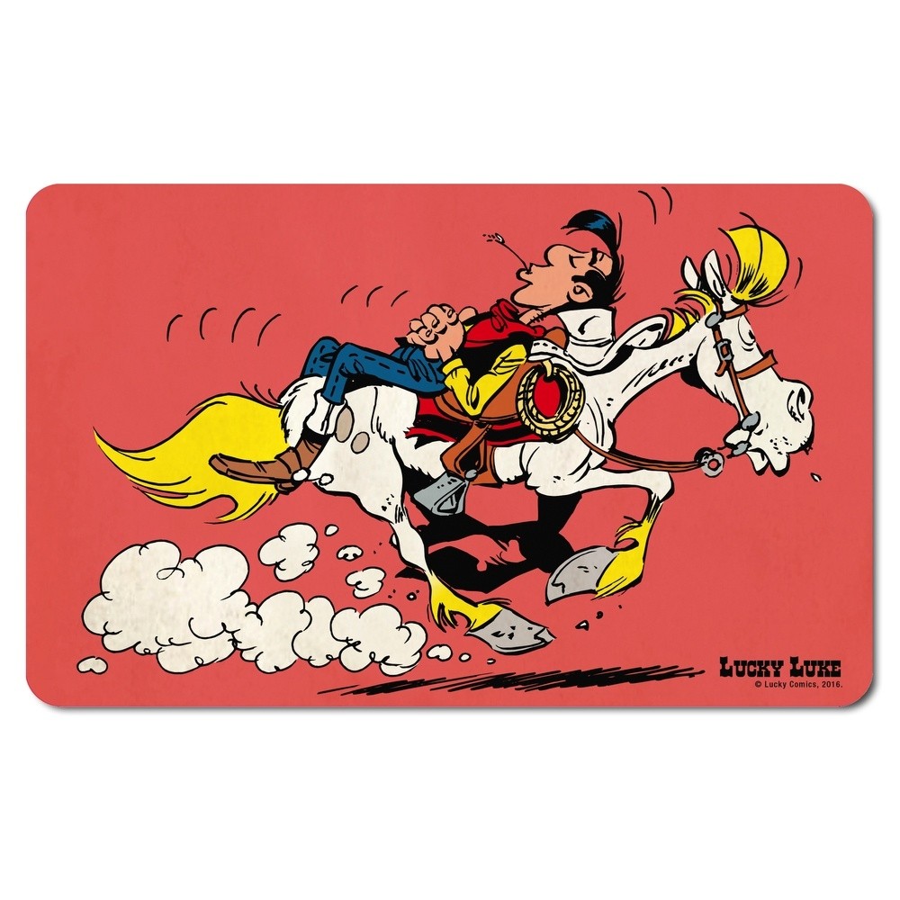 Logoshirt® Lucky Luke Breakfast Board 23x14cm (Jolly Jumper)