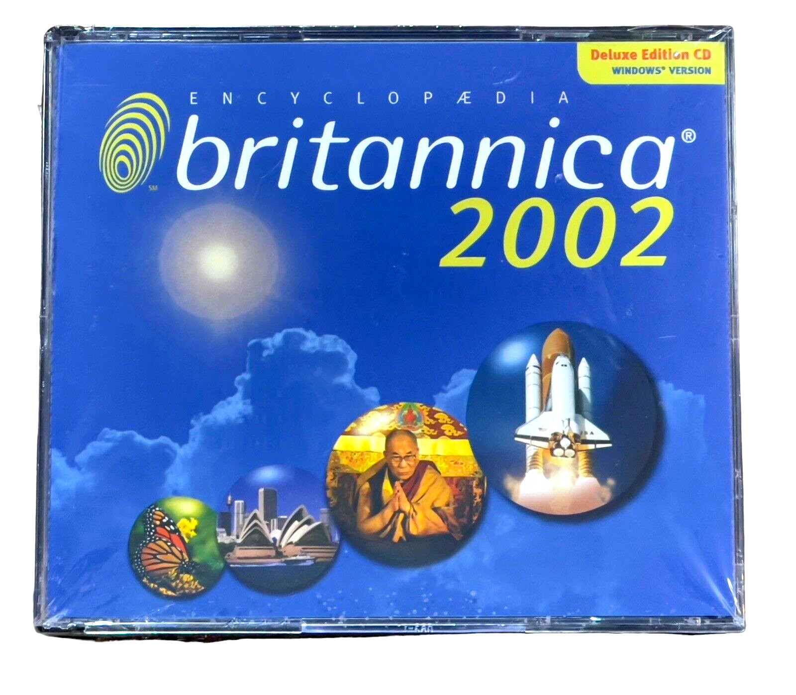 Encyclopedia Britannica 2002 DLX Edition PC CD's FOR Windows version sealed