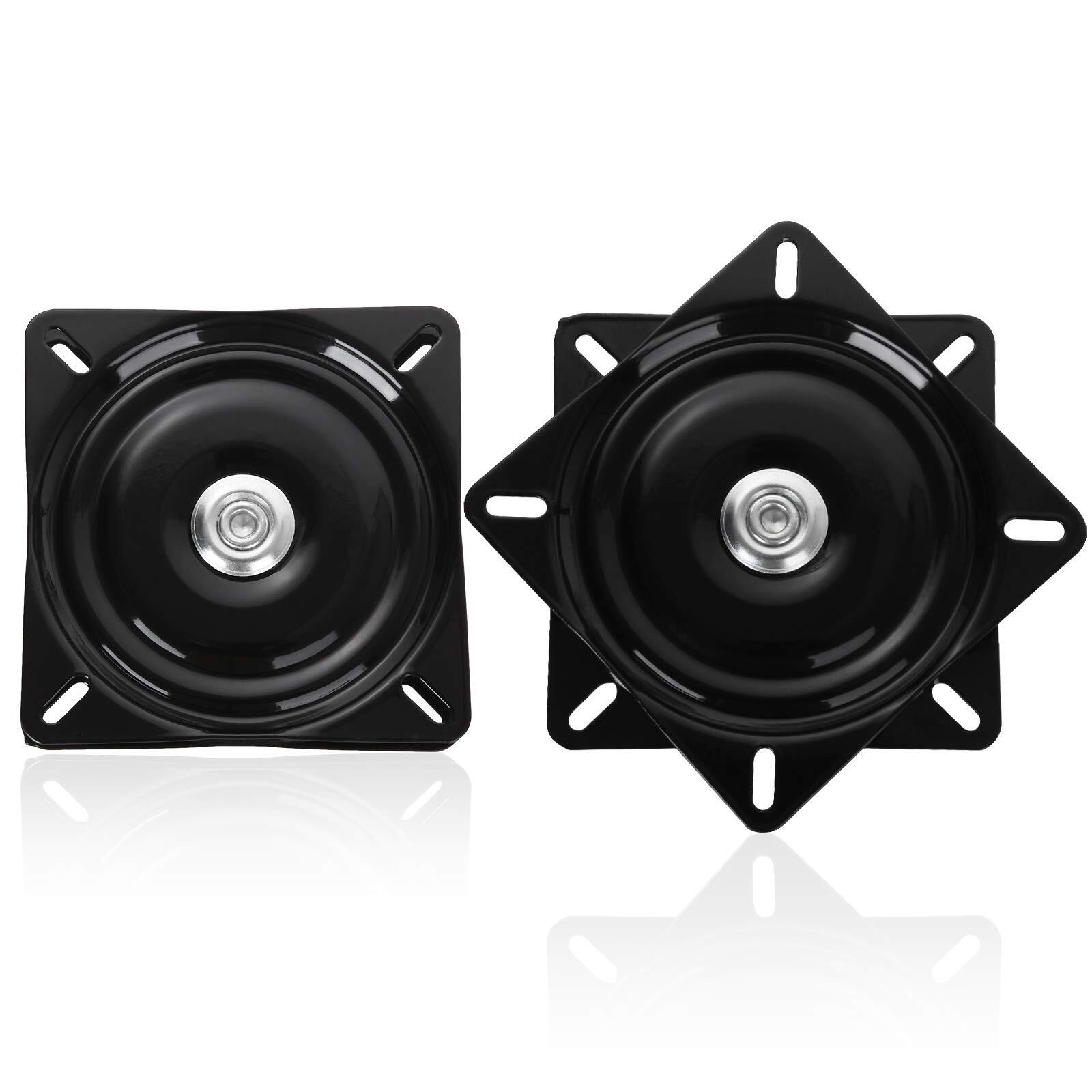2 Pack 7 inch Bar Stool Swivel Plate 360° Swivel Seat Swivel Base Square Rota...