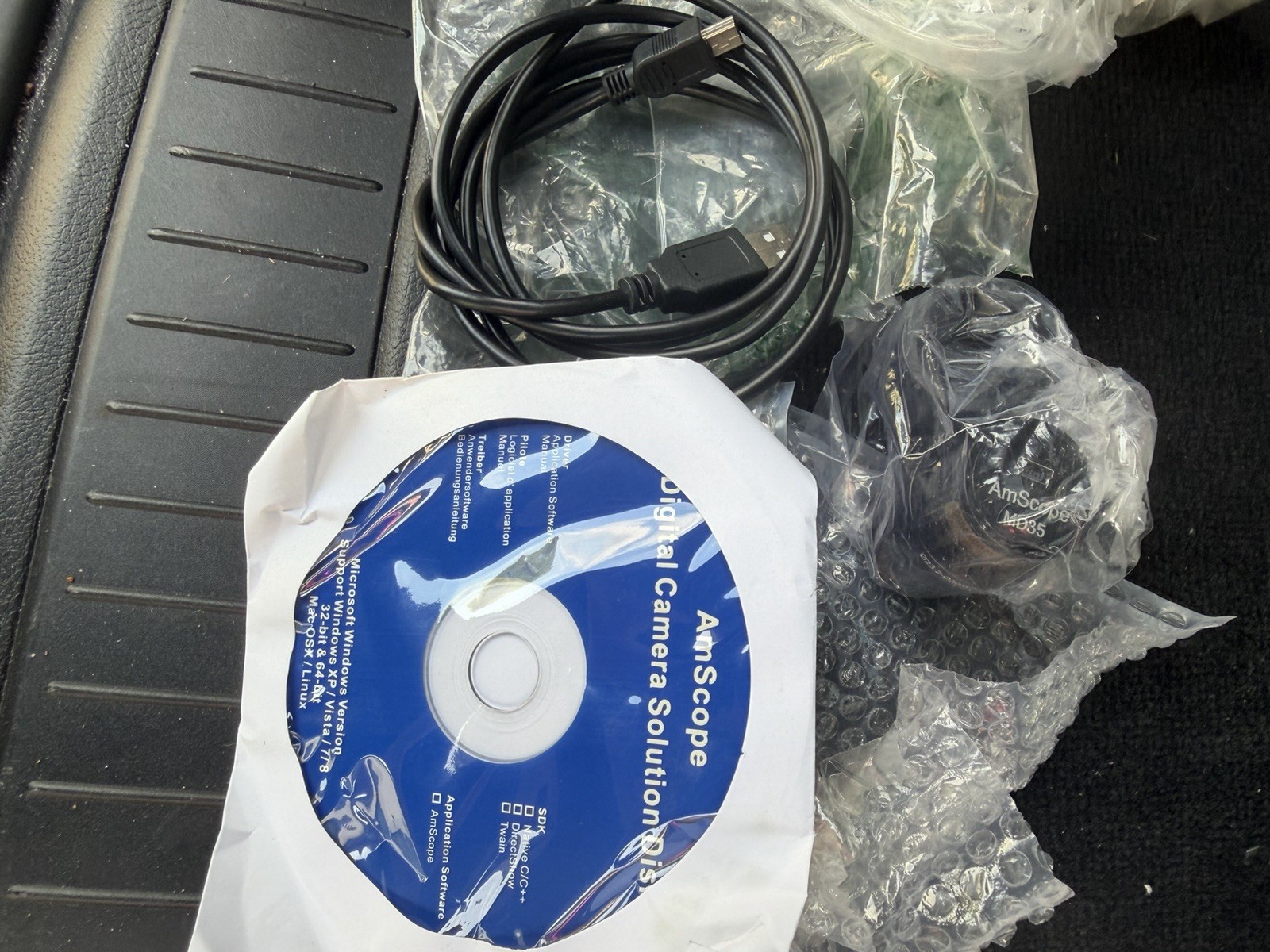 AmScope MD35 0.35X Microscope Camera Adapter 23.2mm to 30mm (SSDD350A)