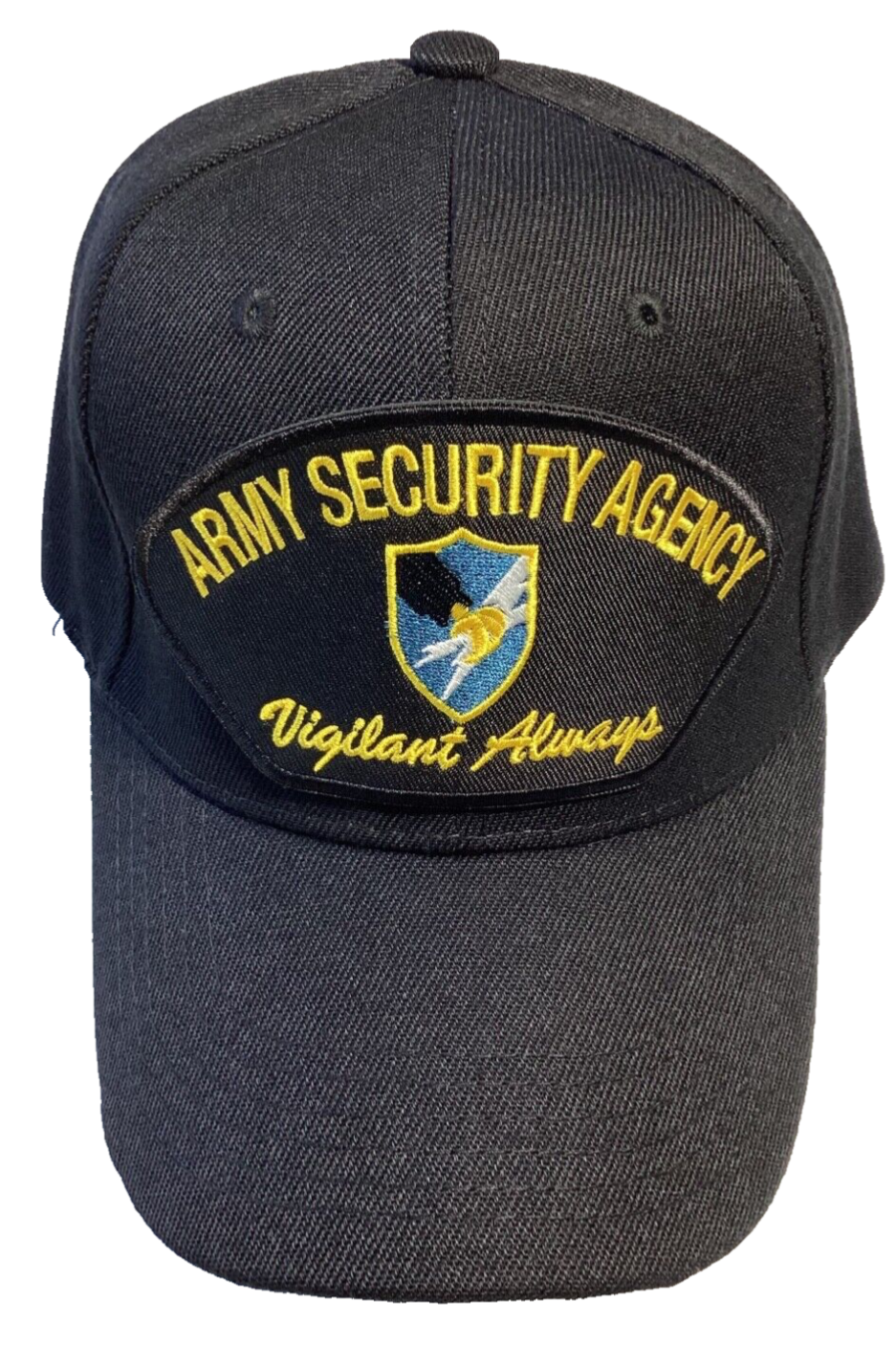 U.S. ARMY - ARMY SECURITY AGENCY (ASA) Military Ball Cap - BLACK