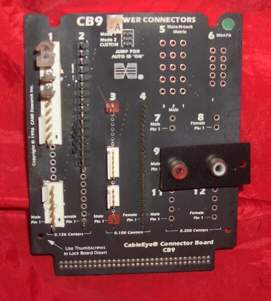 CableEye CB9 Connector Board CAMI Reasearch