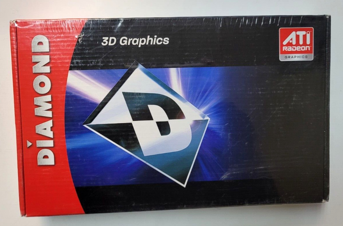 NEW SEALED 2007  DIAMOND  ATI RADEON 3D GRAPHICS 3450PE512HSB