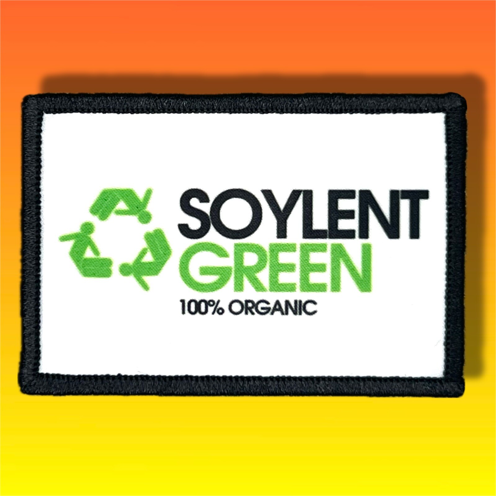 Soylent Green Morale Patch / Military ARMY Tactical Hook & Loop 274