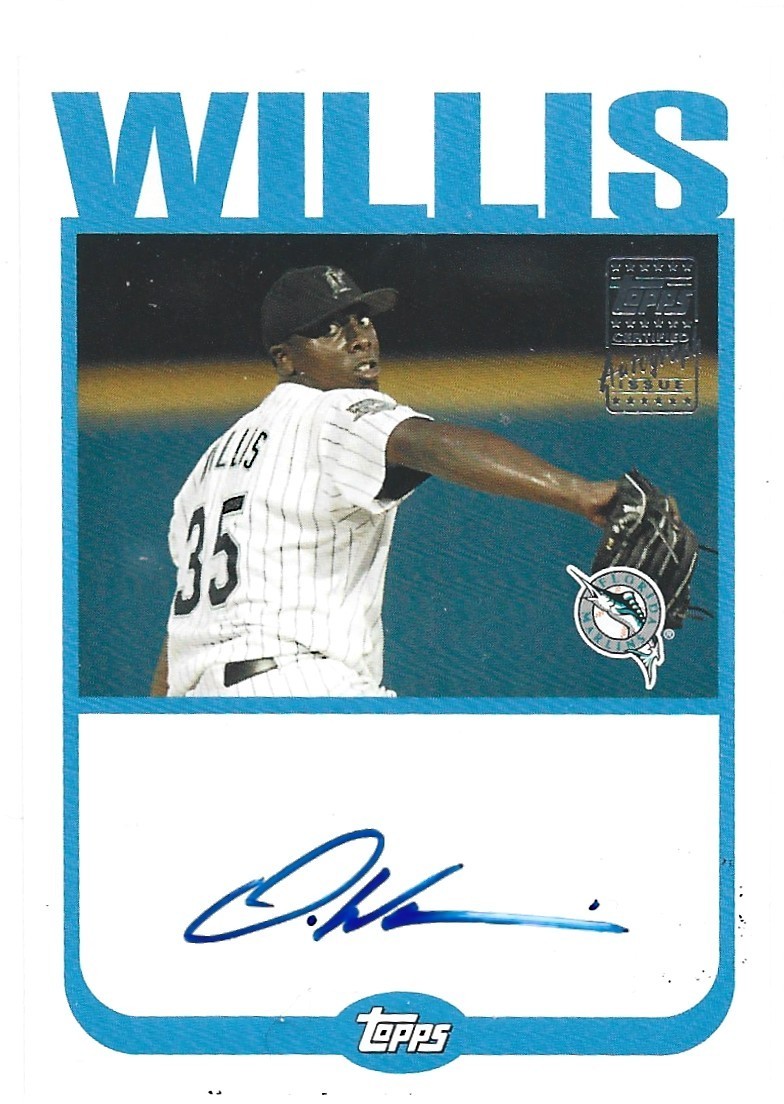 Dontrelle Willis  2004 Topps Series 2 autograph