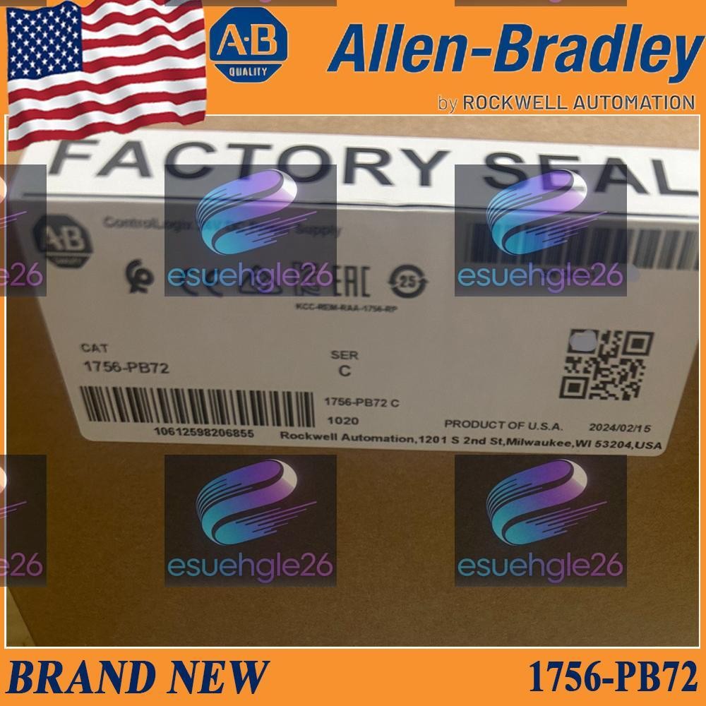 AB 1756-PB72 New AB ControlLogix 24V DC Power Supply 1756-PB72 US Same Day Ship