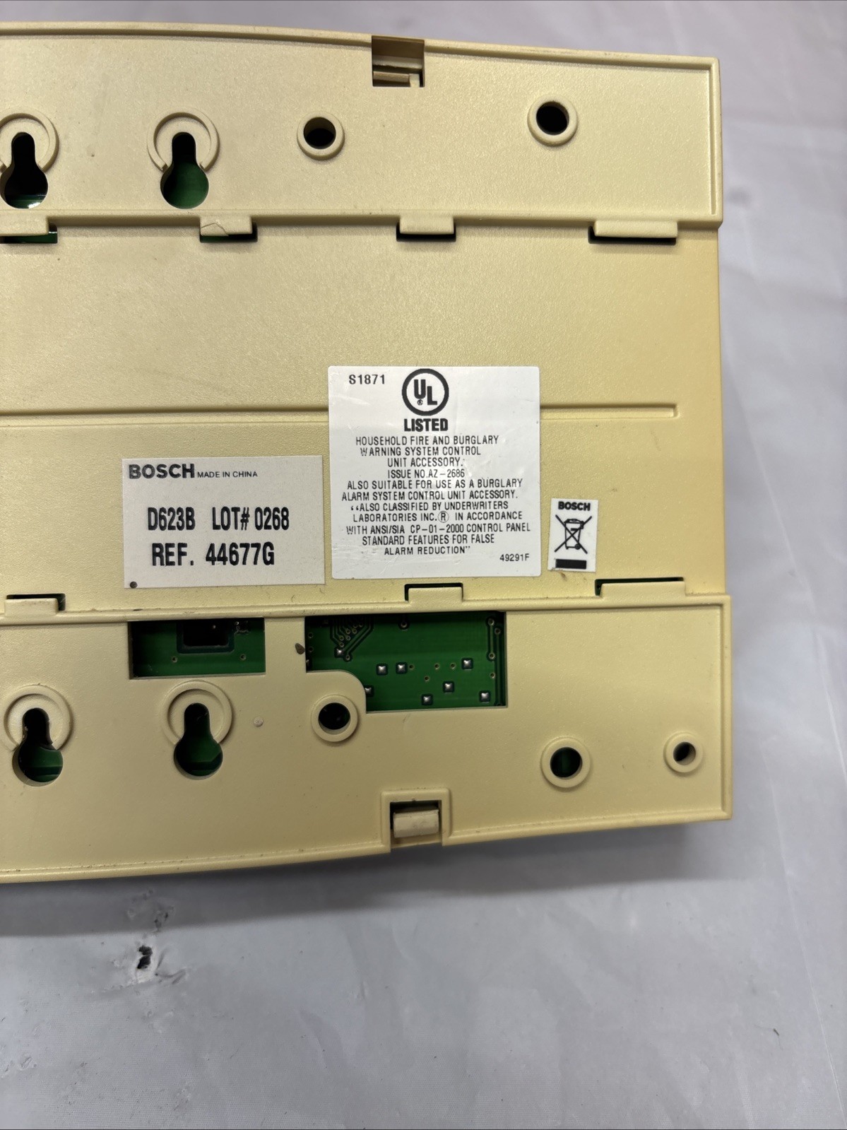 BOSCH security keypad D623B (UNTESTED)