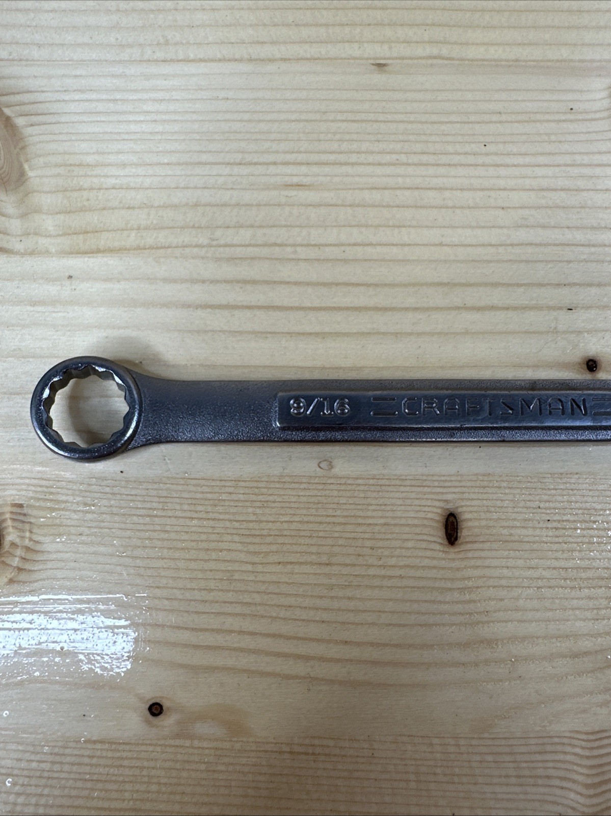 Craftsman Vintage 9/16 Combination Wrench 12 Point Made in USA VA 44696