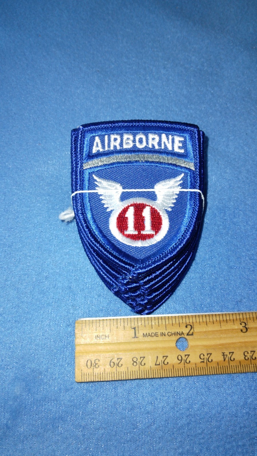 BUNDLE OF 20 - U.S.ARMY 11th AIRBORNE DIVISION REUNION COLOR PATCHES - NEW