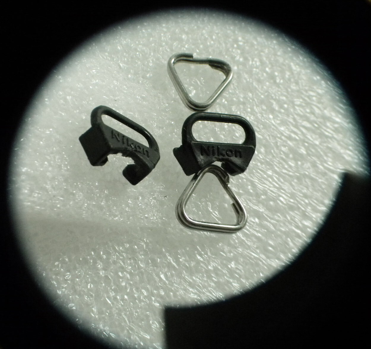 1 Pair of Genuine Nikon strap lugs  (  Excellent condition ) - COMBINE Shipping