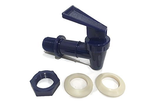 AquaNation BPA Free Water Crock Replacement Spigot Faucet Dispenser Valve Blue