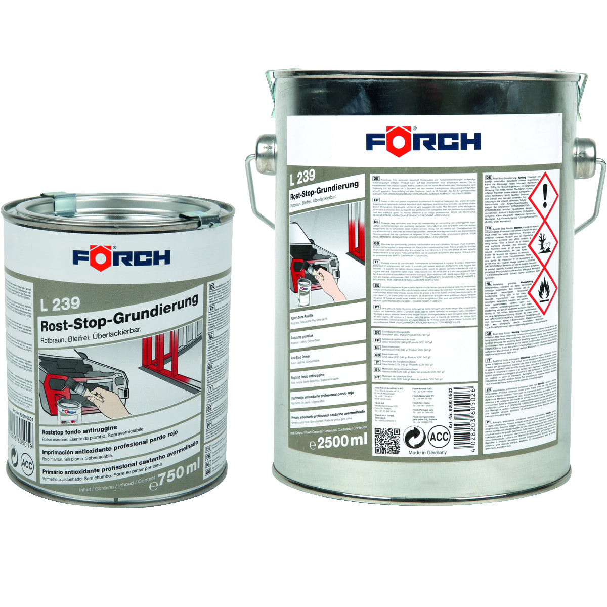 Rust Stop Primer Professional Förch L239 2.5 Litre 62000502