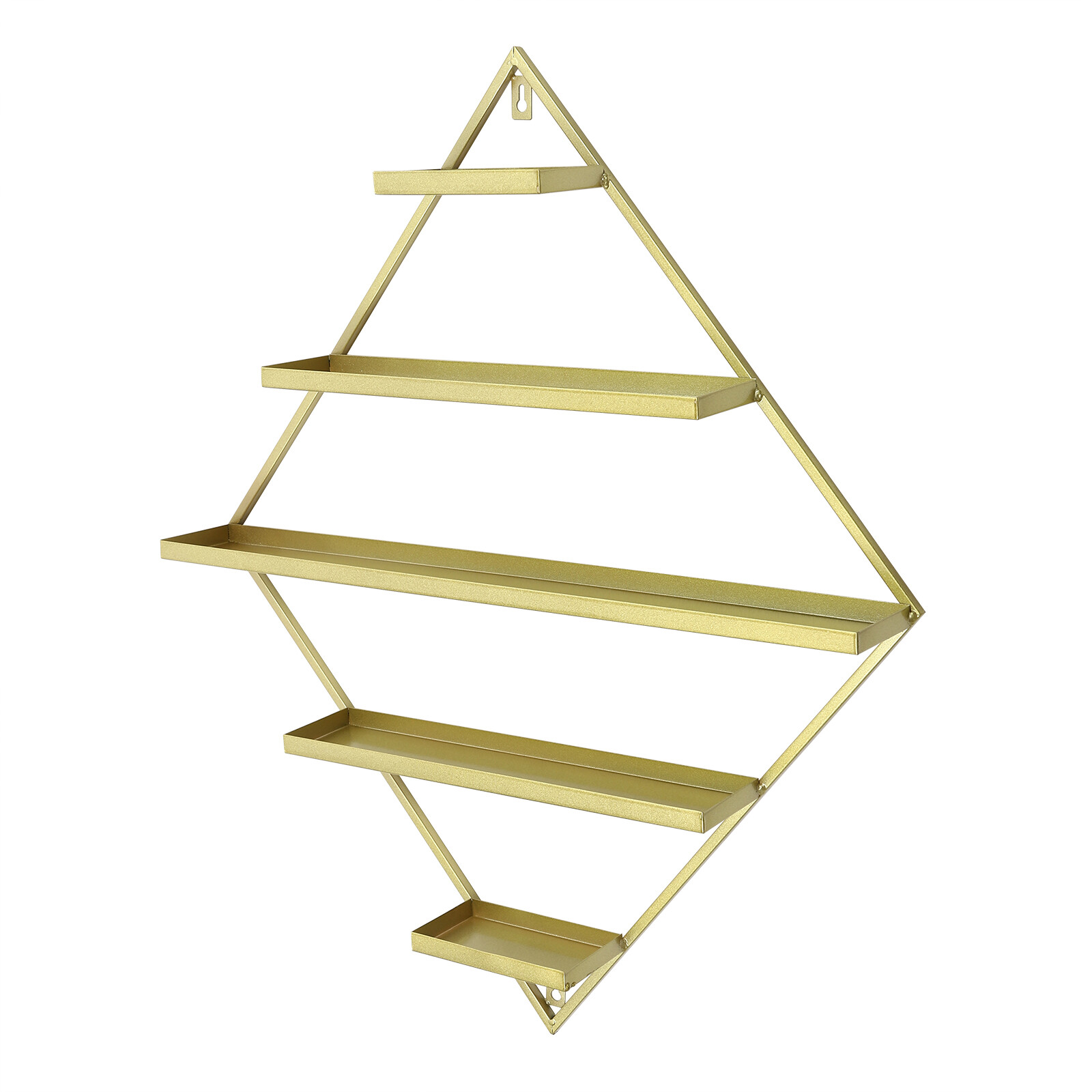 Rhombus?Nail?Polish?Racks, Wall-mounted Nail Polish Racks, 5-tier Display Racks
