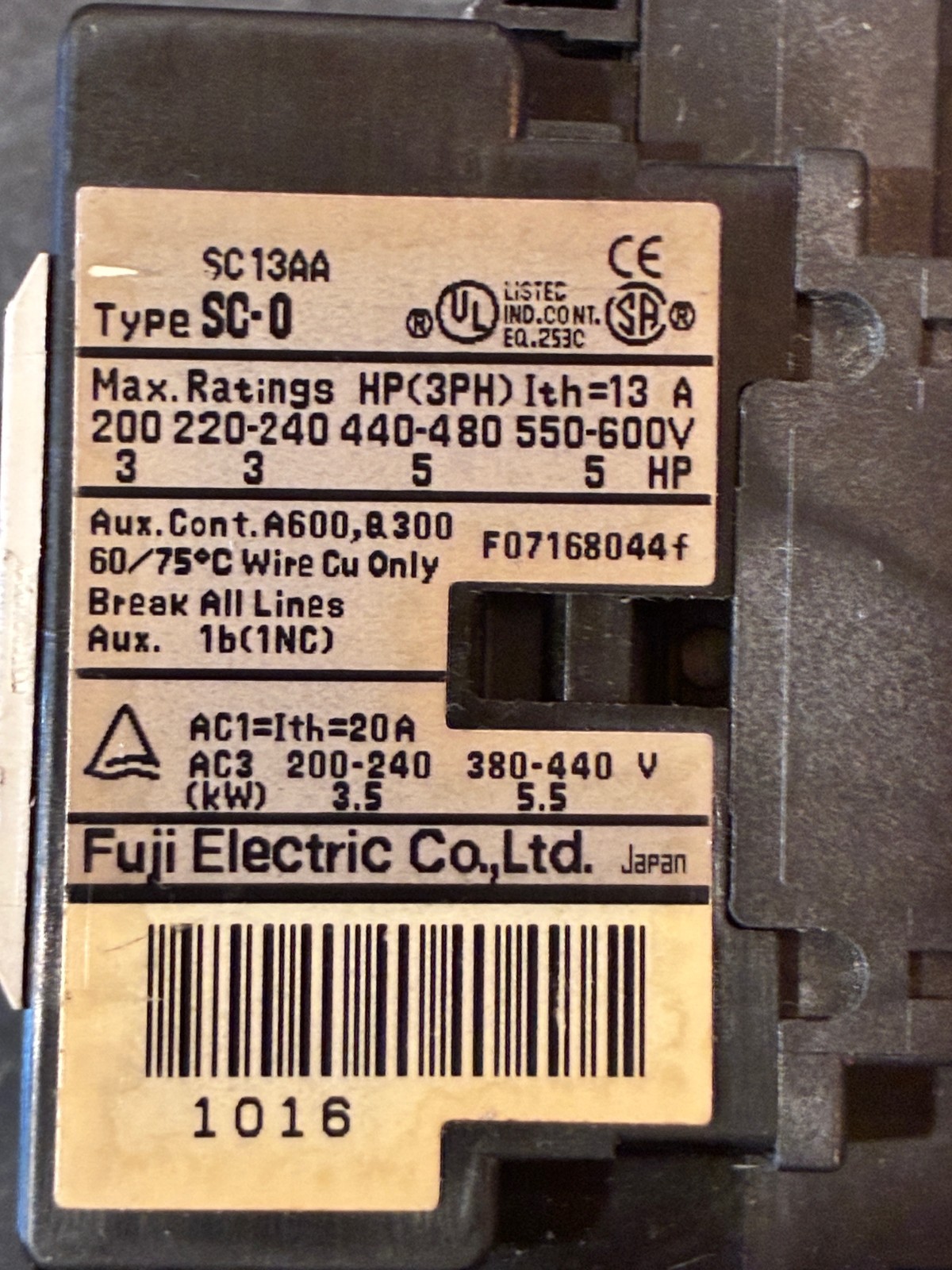 Fuji SC13AA Type SC-0