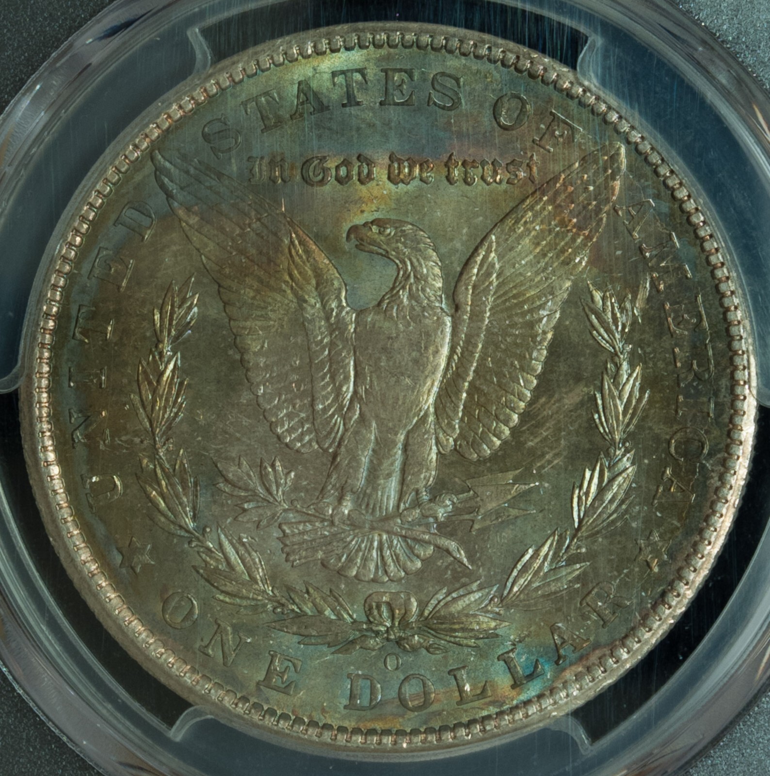 1904-O Morgan Silver Dollar MS 64 Full Reverse Toning