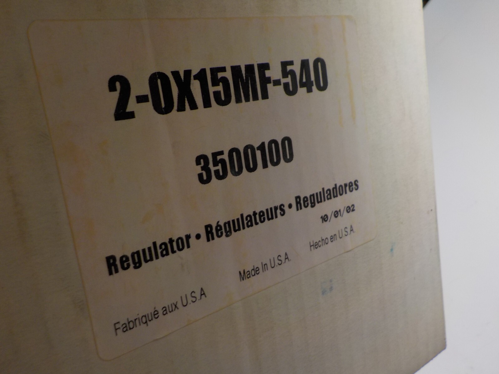 Harris Flowmeter Regulator 3000 PSI- 3500100 HP 806 4541