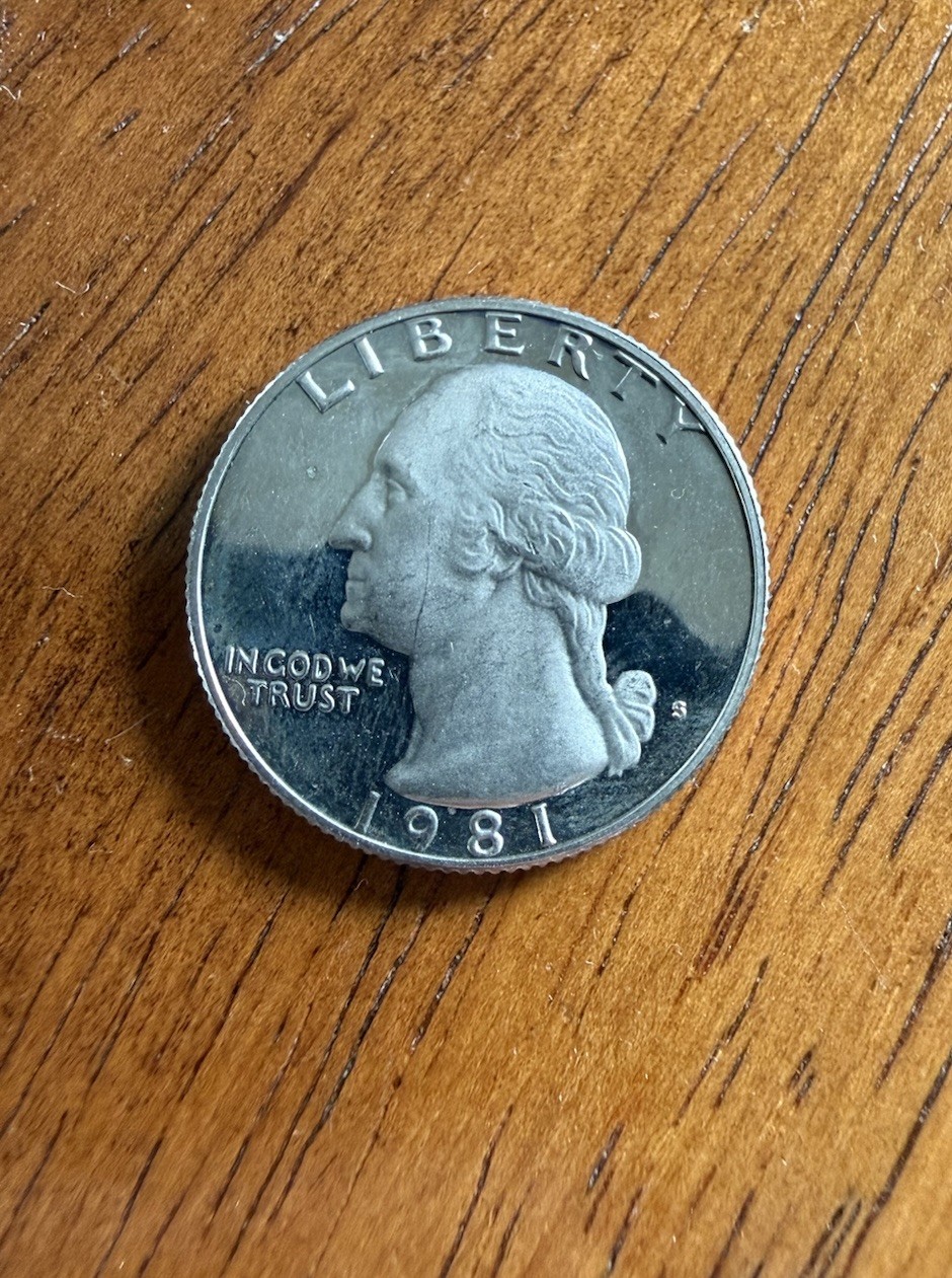 1981 S Proof Washington Quarter 25¢